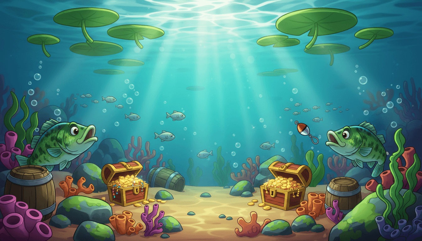 Big bass splash slot fish underwater